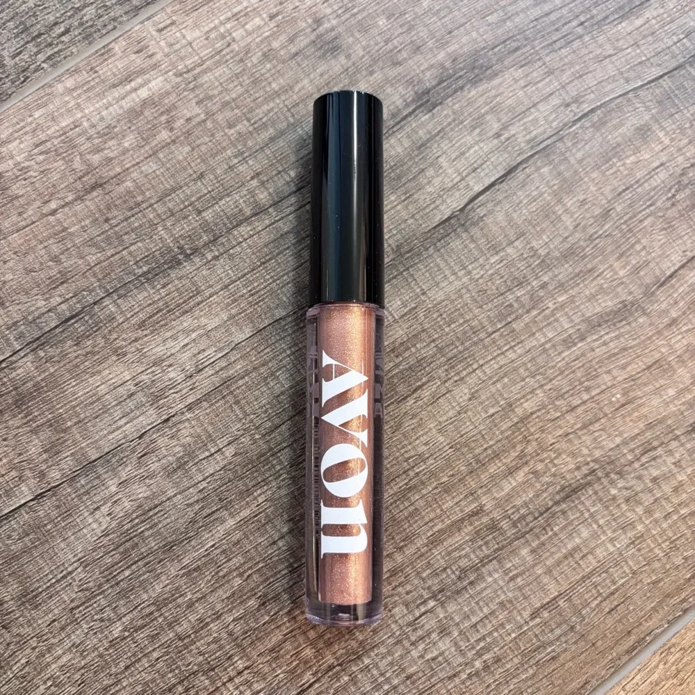 NWT NIB Avon Glimmer‎ Shadow Liquid Eyeshadow Peach Sapphire 2 mL